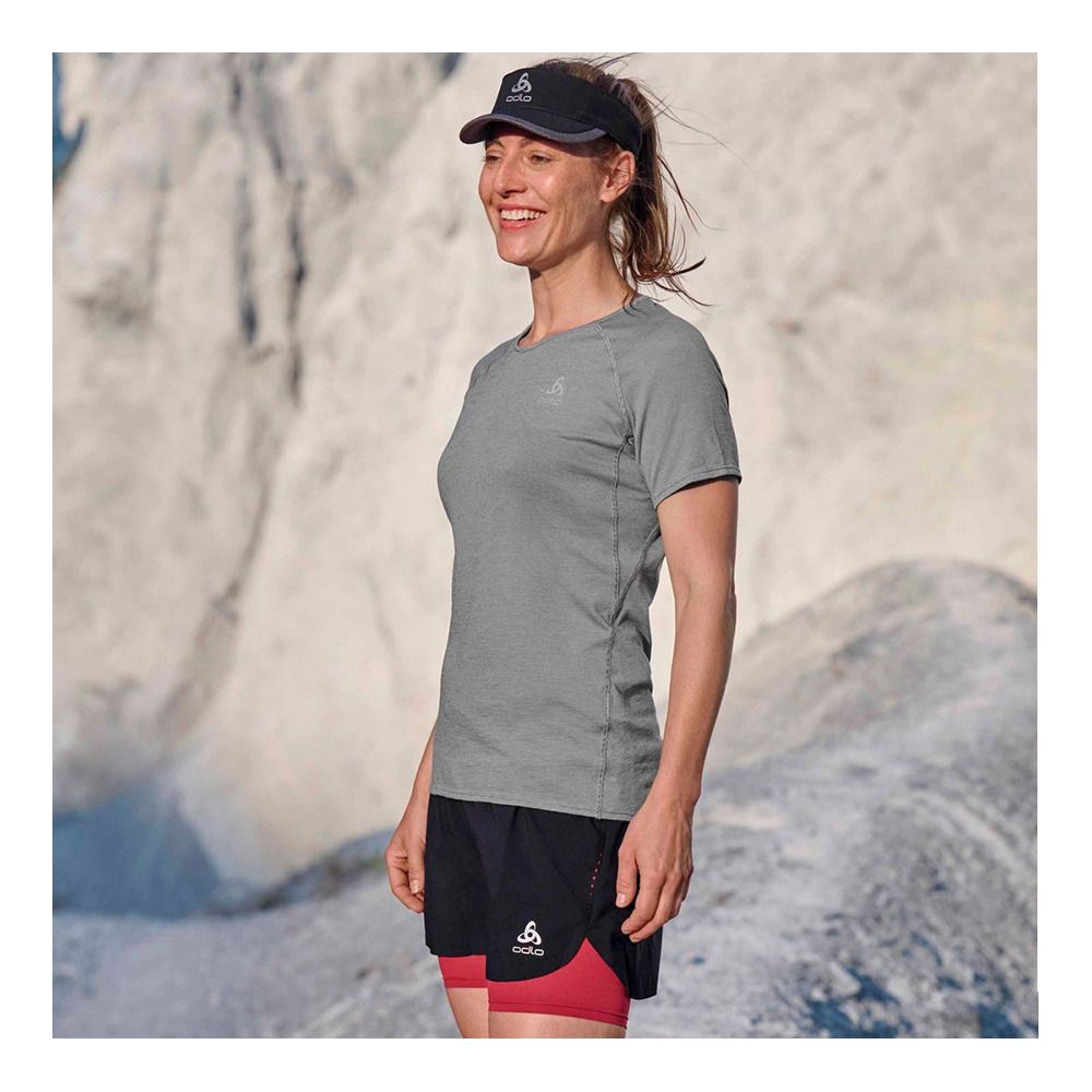 Odlo X-ALP PW 115 - Maillot Femme grey melange