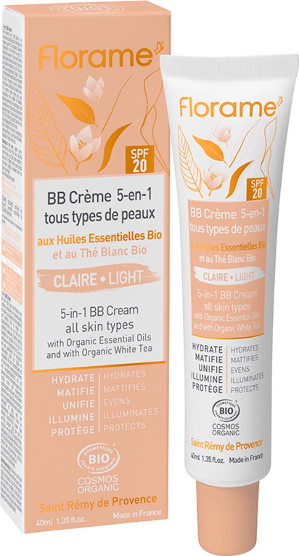 Florame  5in1 BB Creme LSF 20, Light (40 ml)