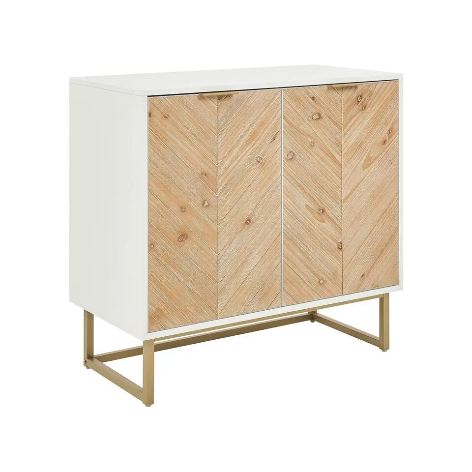 ALASKA - Dressoir - Lichtbruin/Wit - Hout