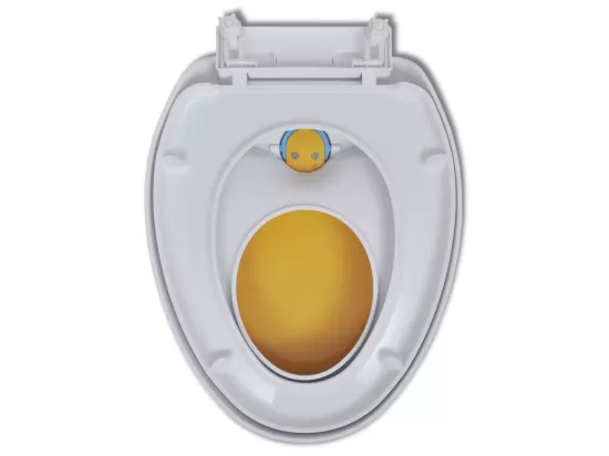 Abattant WC à fermeture blanche 48.5 x 36.5 x 36.5 cm 02_0002893