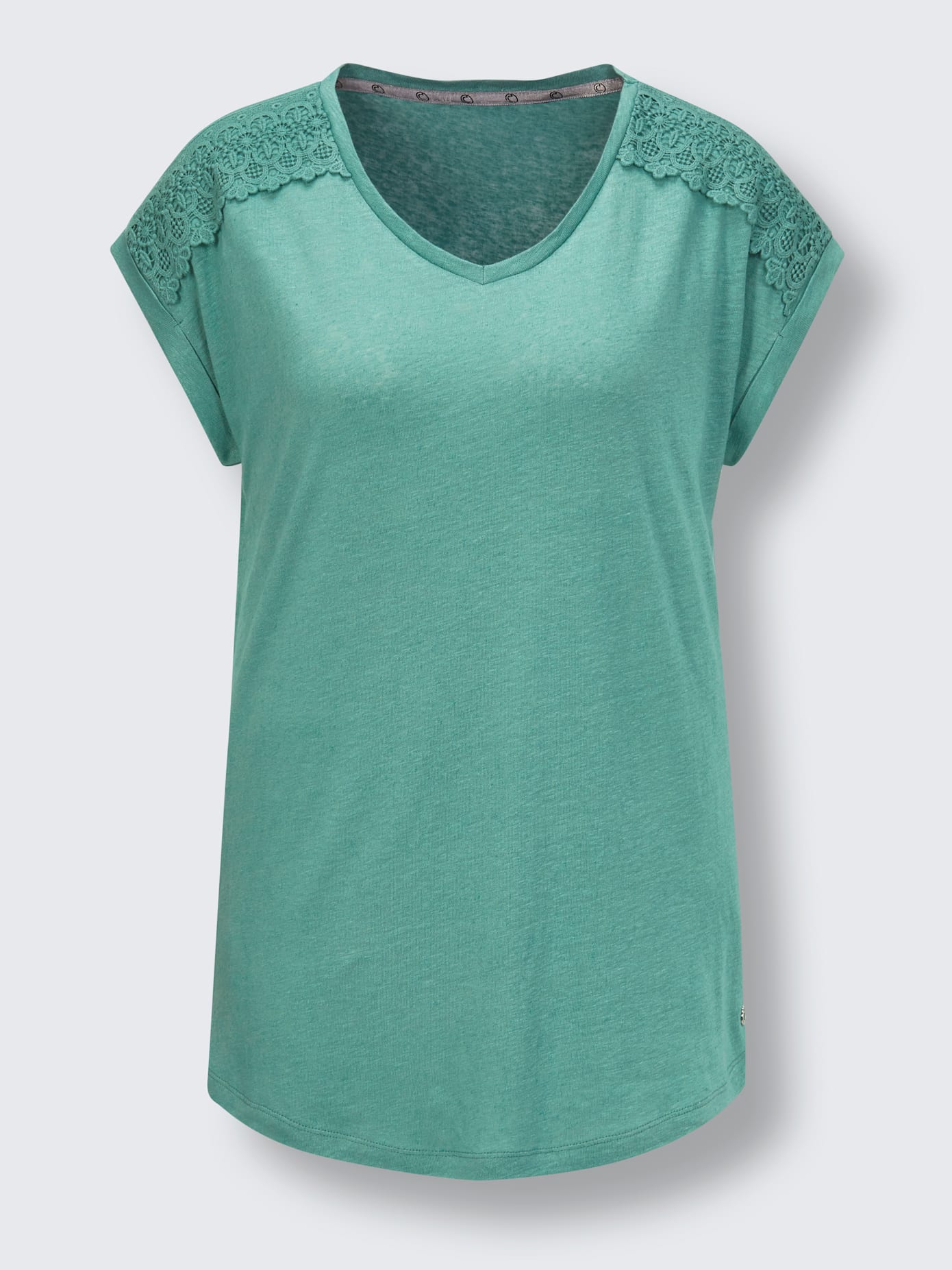 T-shirt en lin et viscose mélange viscose-lin estival