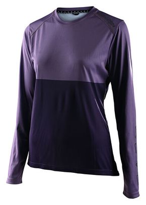 Maillot Manches Longues Femme Troy Lee Designs Lilium Block Orchid /Violet