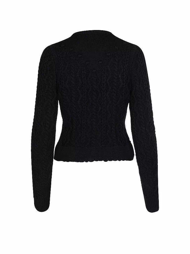 GOTTSEIDANK Trachten Strickjacke LENE dunkelblau