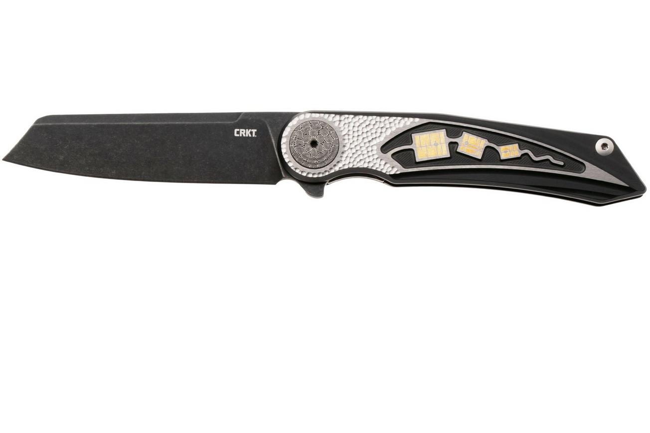 CRKT Fortuitous 4014 Blackwashed MagnaCut, Black Titanium, zakmes, Michael Walker design