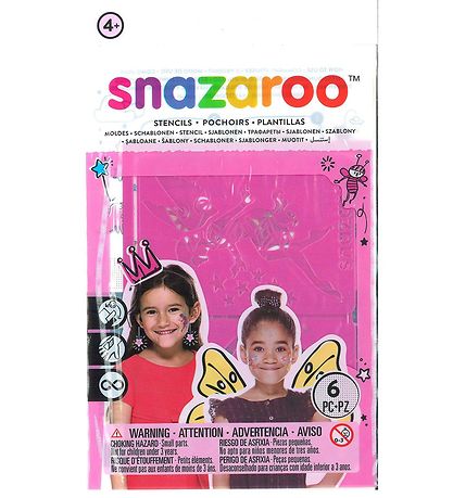 Snazaroo Schablone - Vorlagen für Tattoos - 6 st.