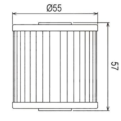 Filtre à huile HifloFiltro HF123 Type origine