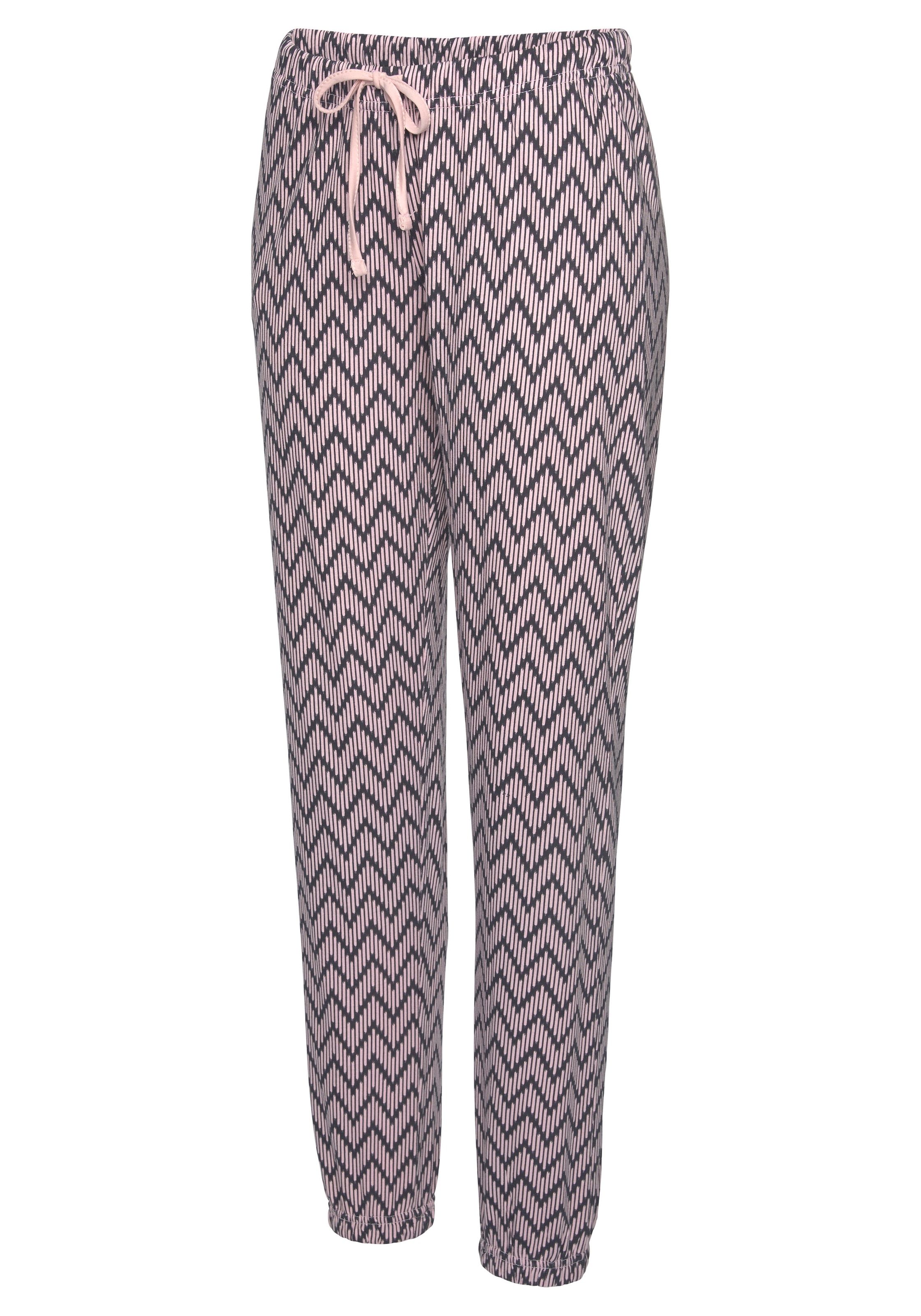 Vivance Dreams Pyjama 2 Stk. tlg., mit gemusterter Schlafhose