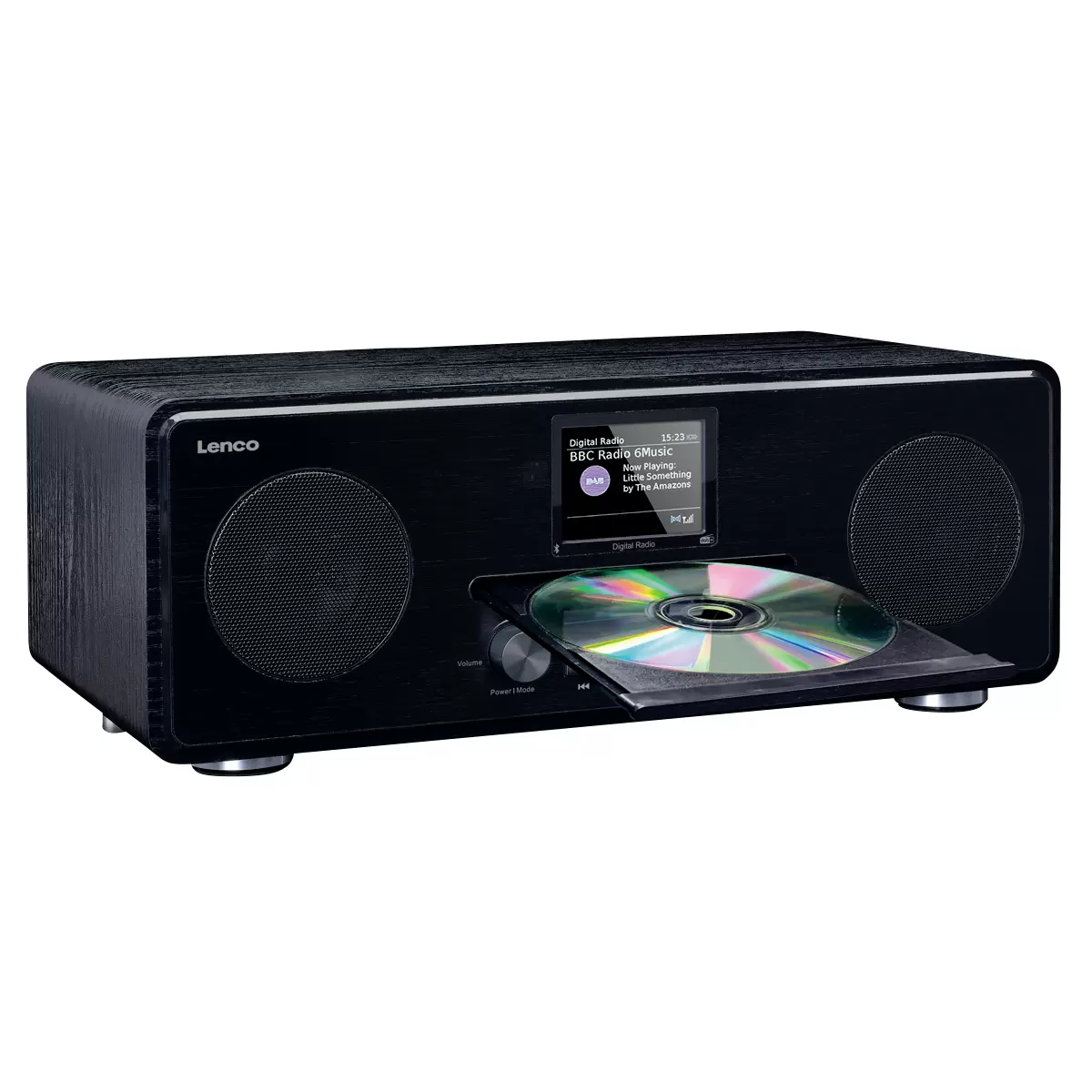 DAR-061 D DAB  Radio, CD, LENCO Schwarz