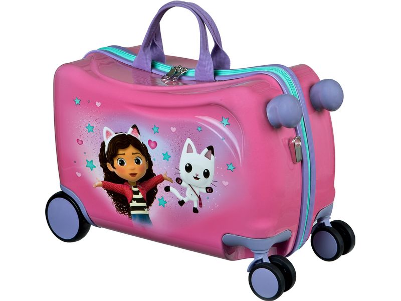 Undercover Reisetrolley Ride-on Gabby's Dollhouse Koffer für Kinder