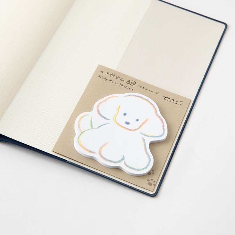 MIDORI JAPAN - Dierenplaknotitie (verschillende ontwerpen)