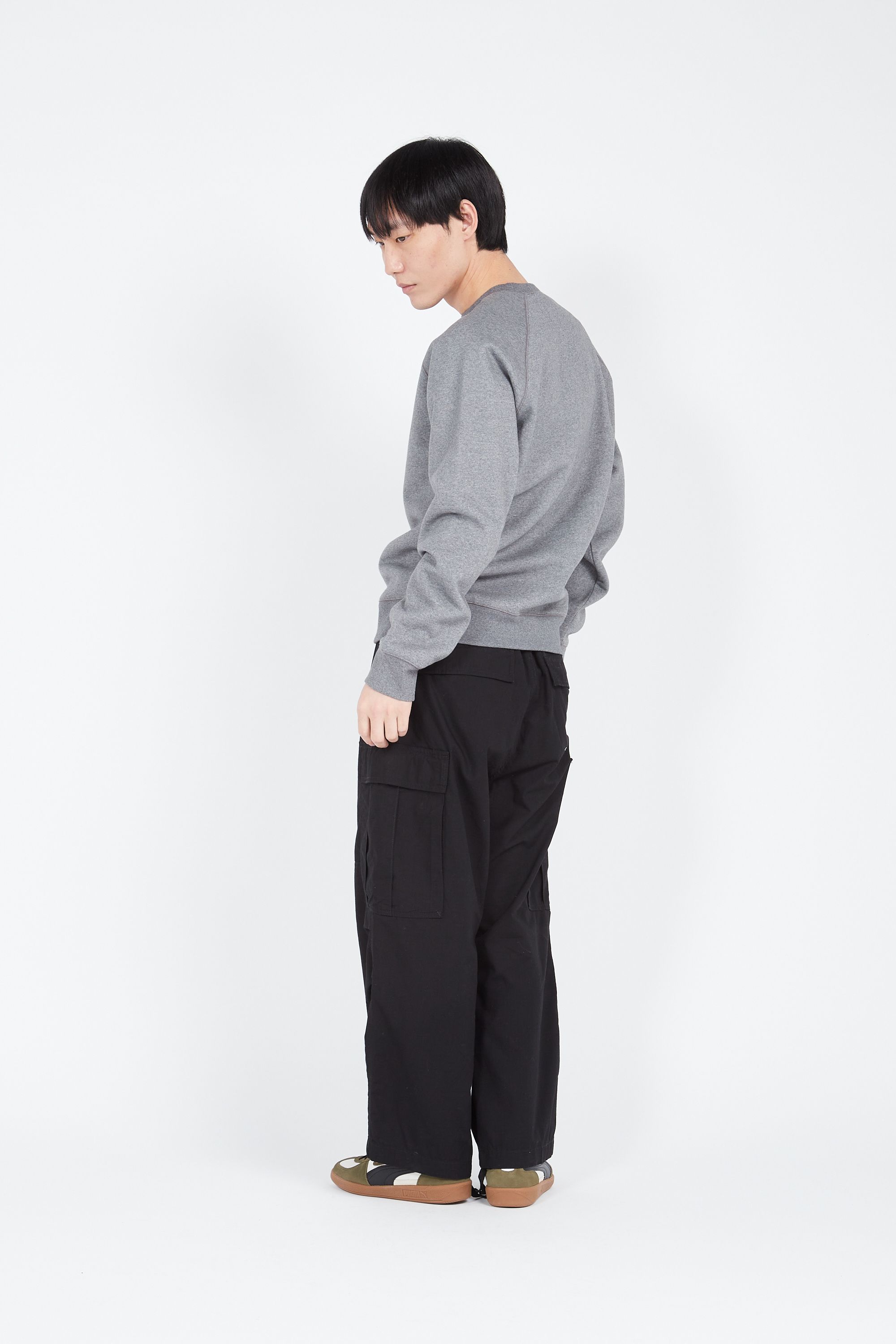CARHARTT WIP Sweatshirt Chase Sweat Gris