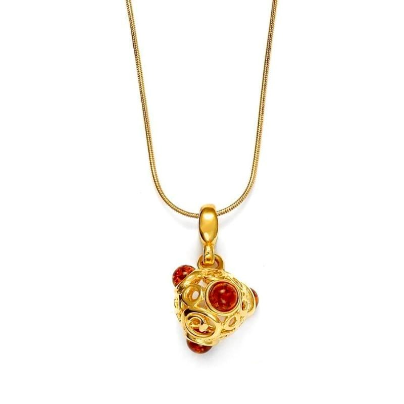 Bijoux de naissance Argent Doré jaune et Ambre
