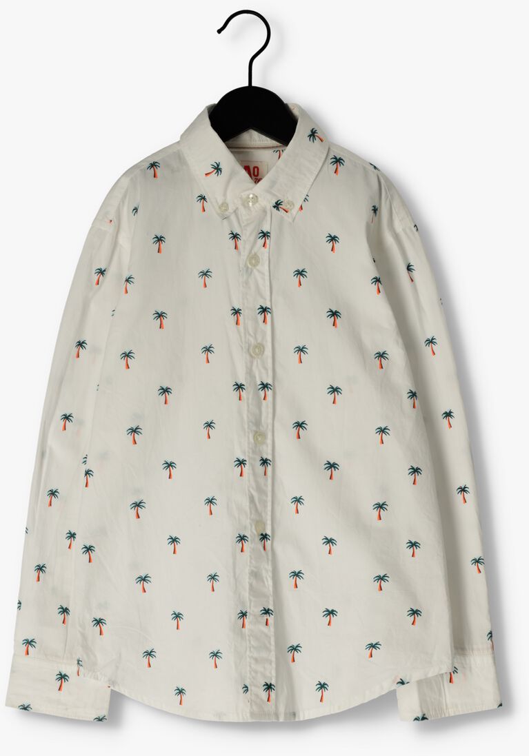 AO76 gebroken wit ao76 casual overhemd axel palm shirt
