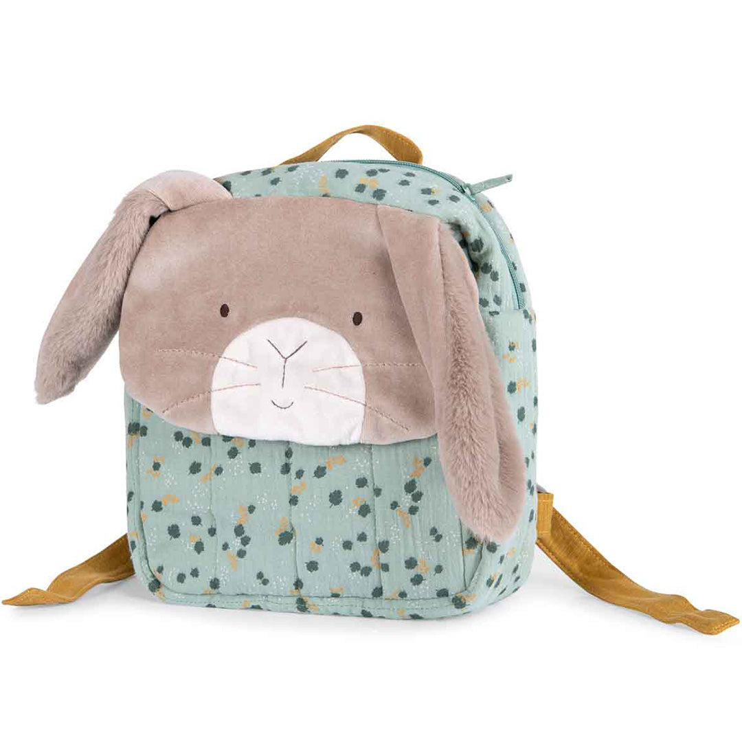 Moulin roty kleuterrugzak konijn - groen - 29 cm