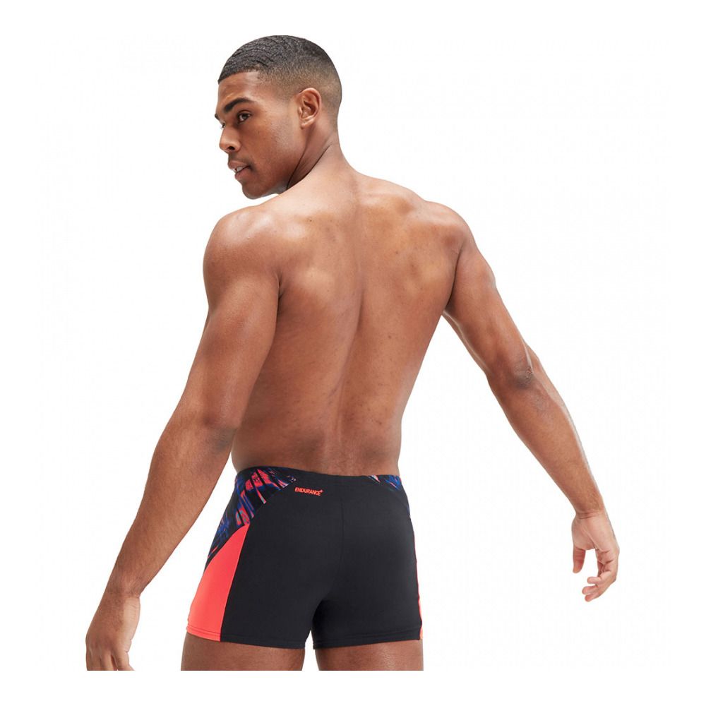 Speedo ECO+ SPLICE AQSH - Short de bain Homme black/orange