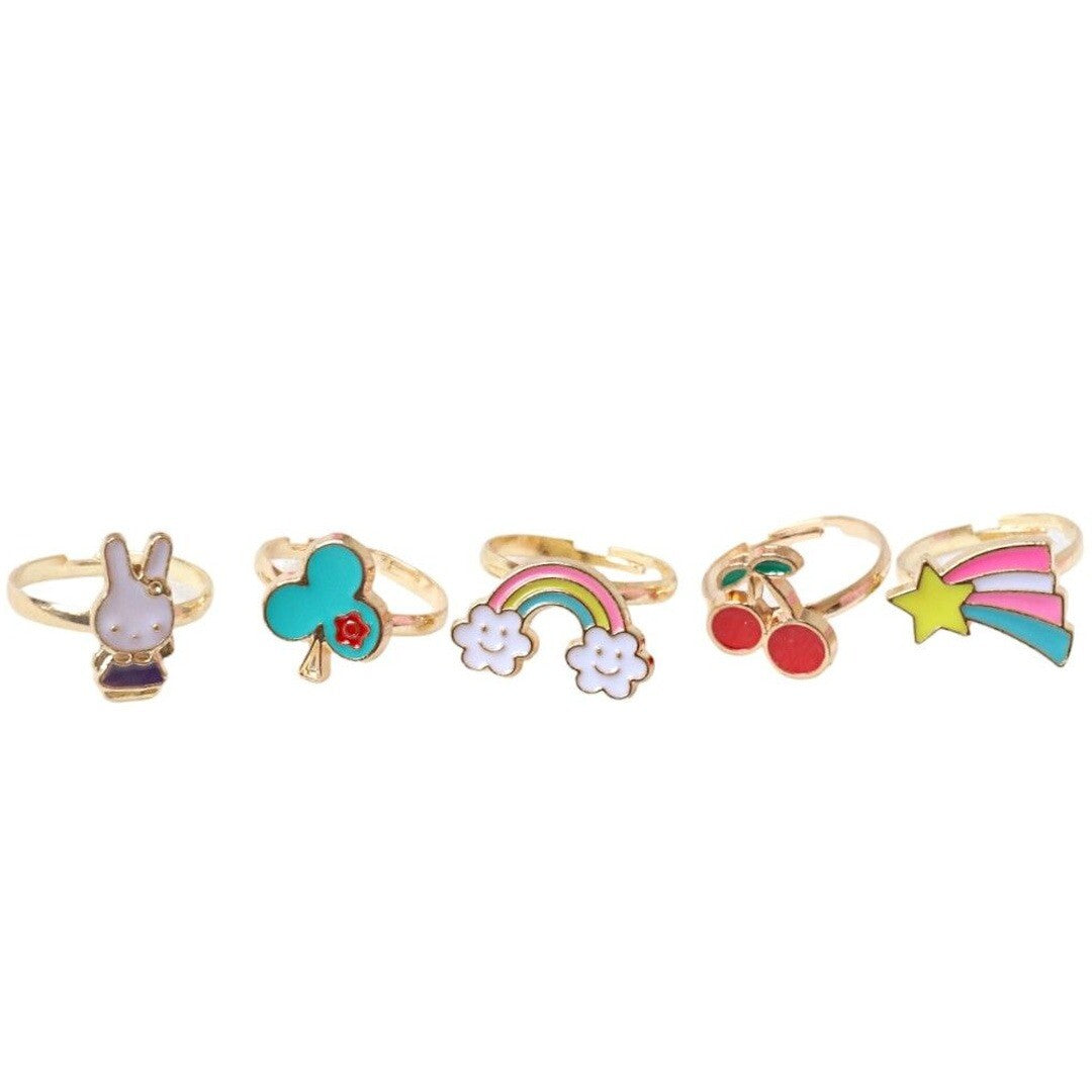 Le petit souk sieradendoosje ringen - 5st