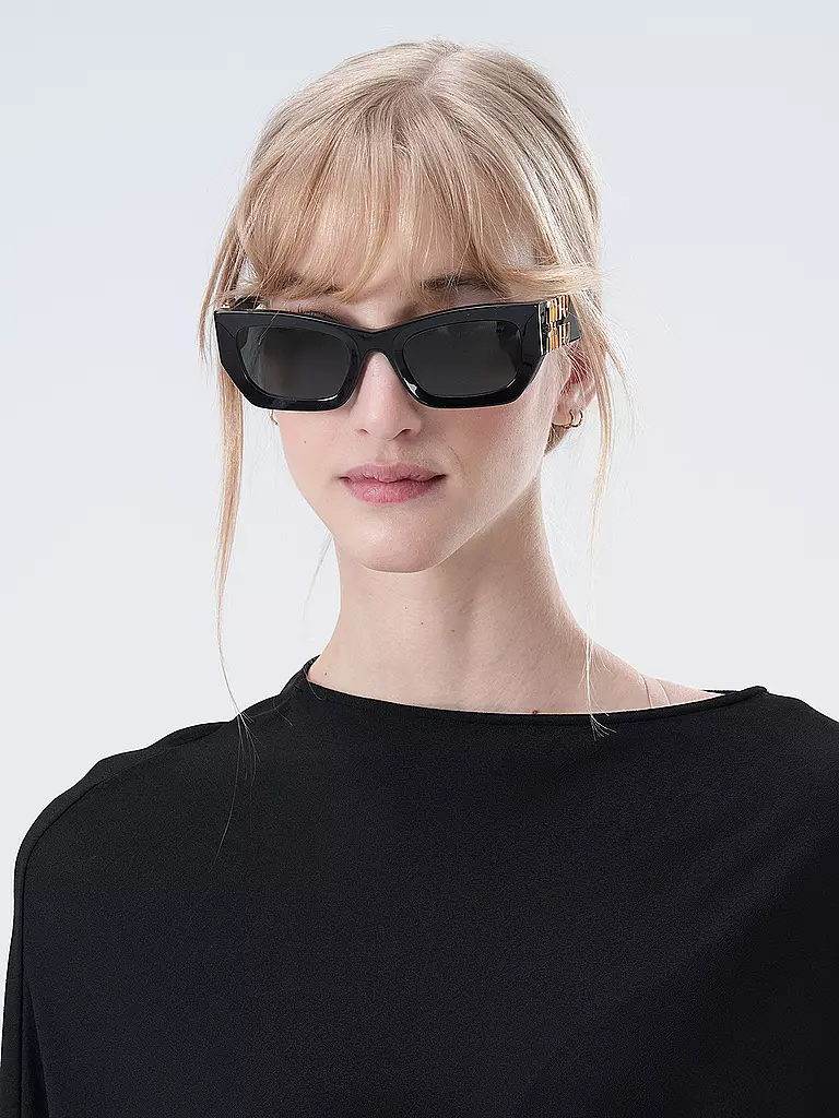 MIU MIU Sonnenbrille 0MU09WS/53 schwarz