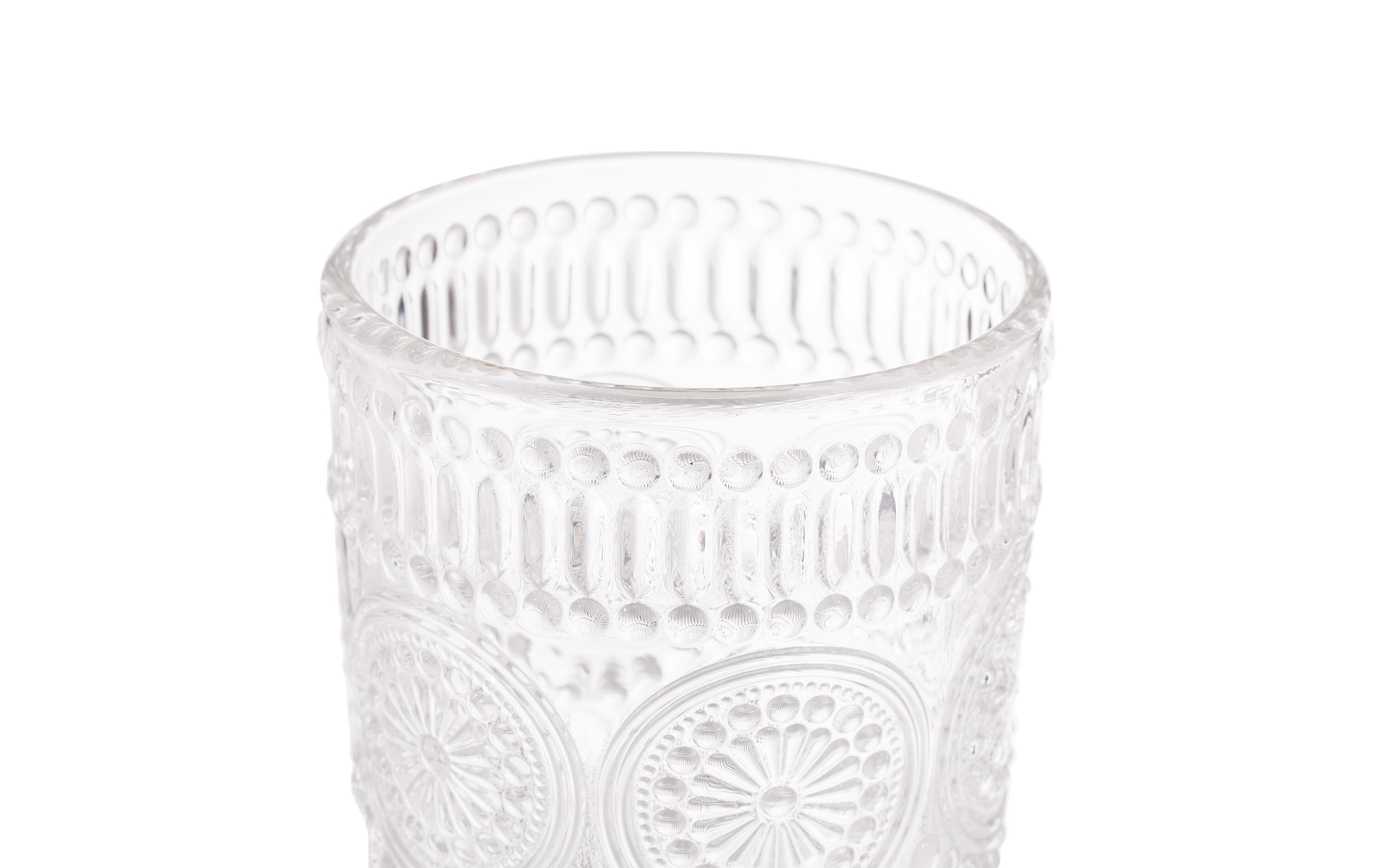 Trinkglas 4er Set, 300 mlWassergläser im Vintage-Design