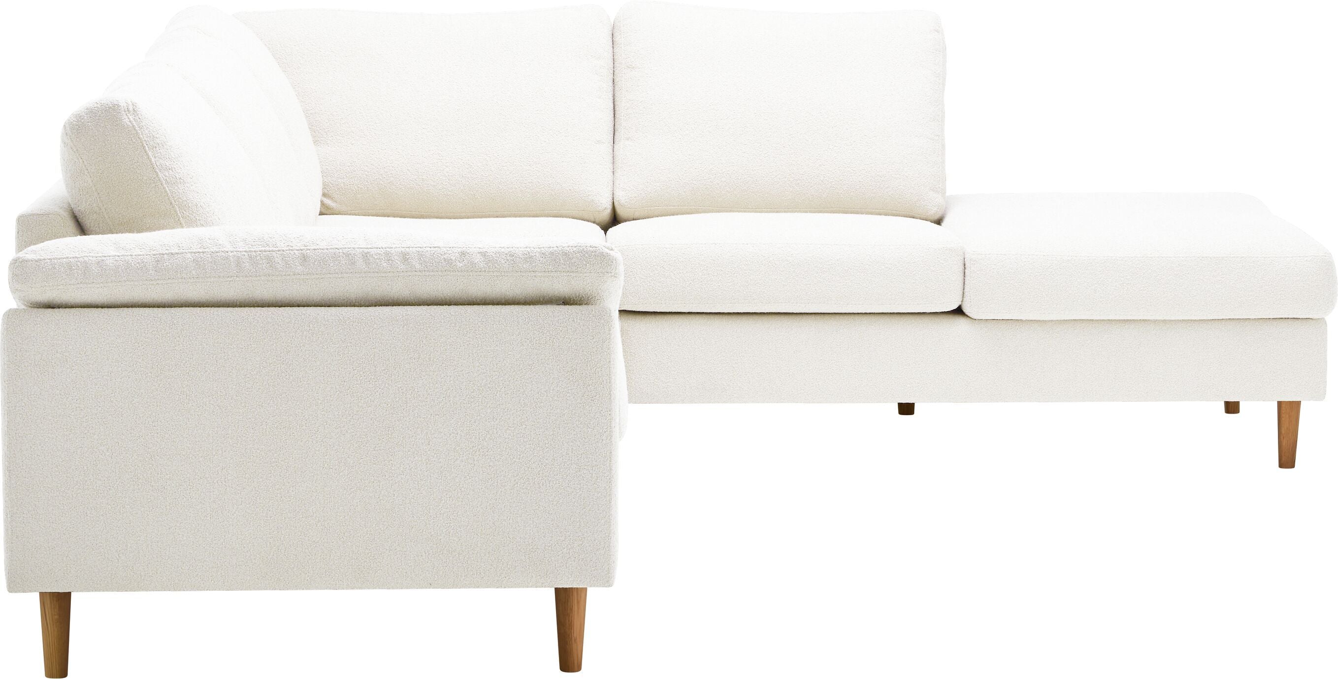 DIENER B St Enna 2.5er Sofa Otto R weiss - Weiss / B: 279.0 cm x T: 225.0 cm x H: 81.0 cm