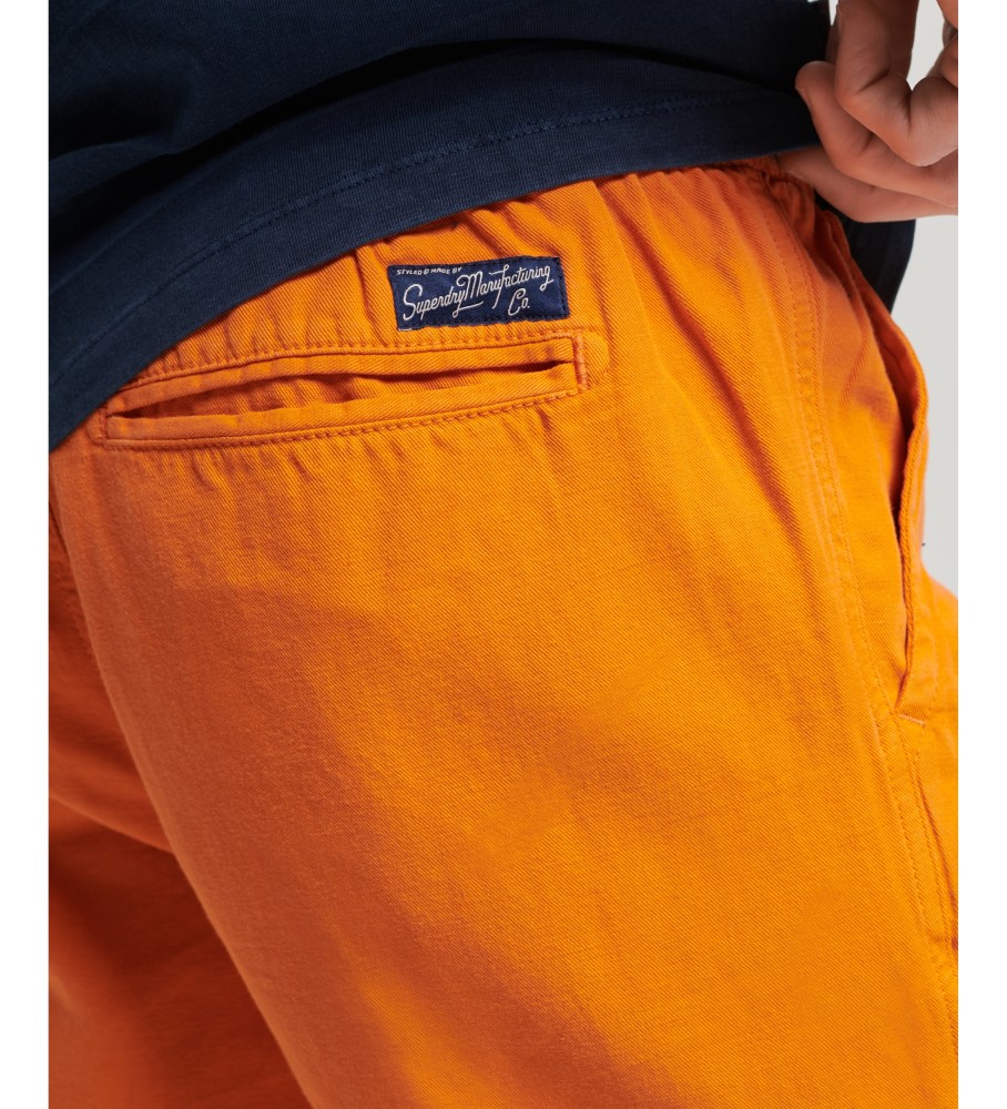 Shorts Superdry Vintage Laranja Tingidos
