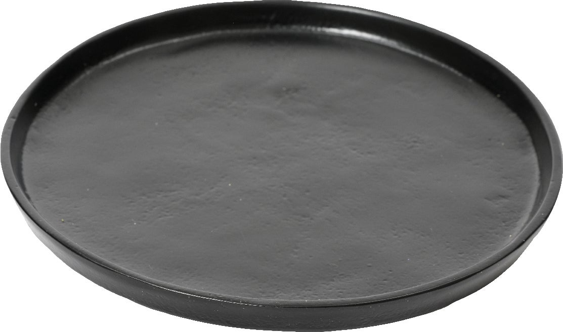 Decoris decoratiebord Coal zwart D 30 H 2,5 cm
