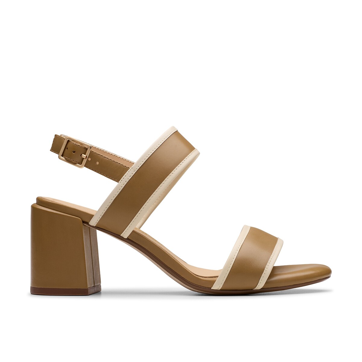 CLARKS<br>Sandálias de couro Ezoria Sling