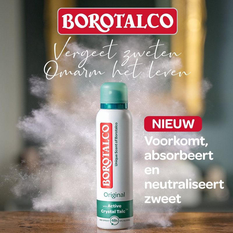 Borotalco - Deodorant - Original - 150ml x 6