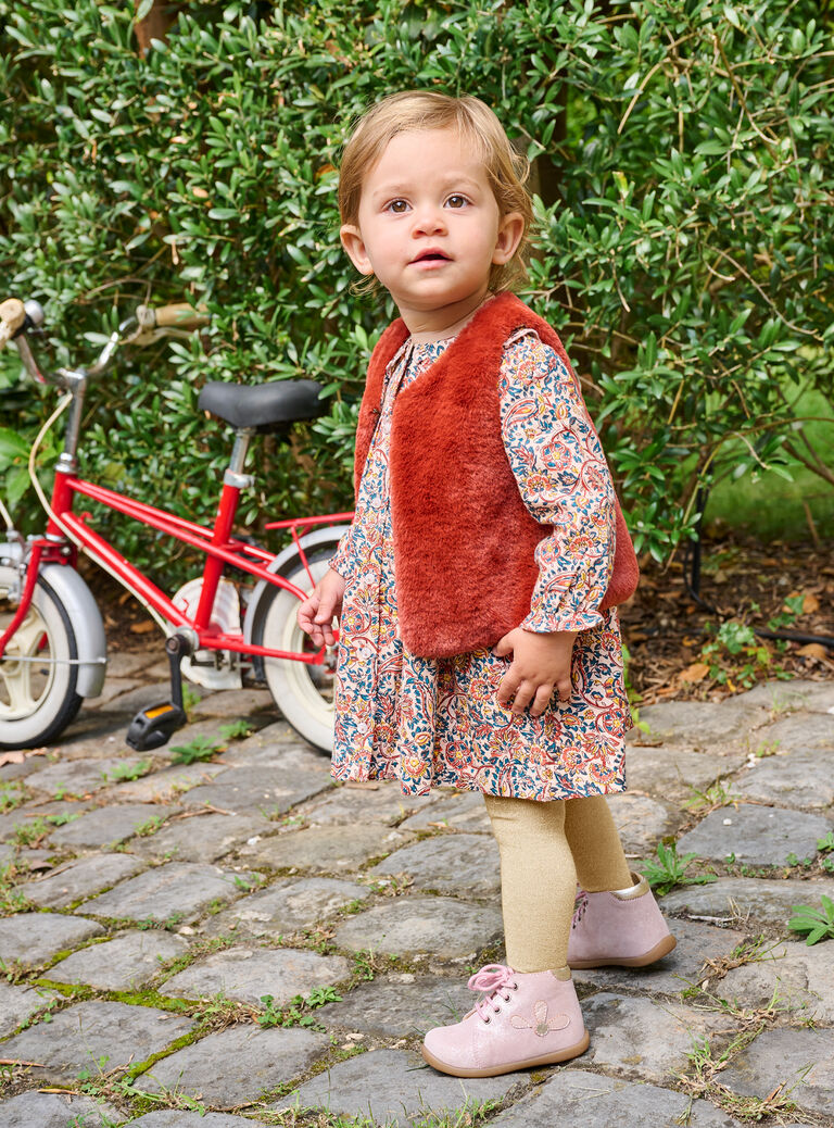 Gilet sans manches caramel