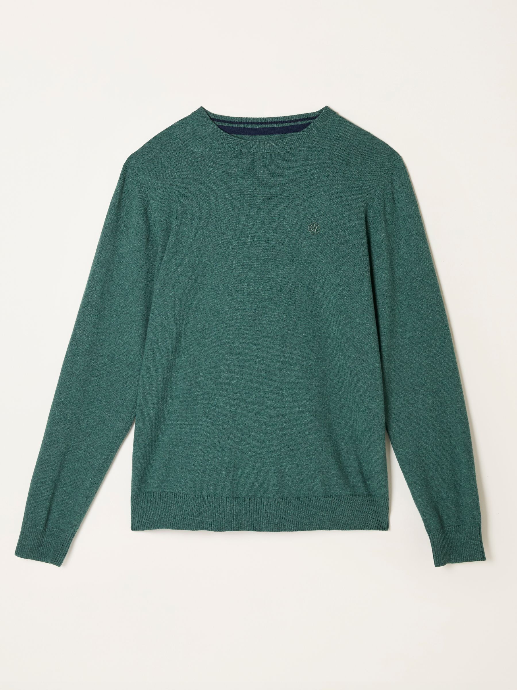 Smaragdgroen - FatFace Crew Neck Knitted Jumper
