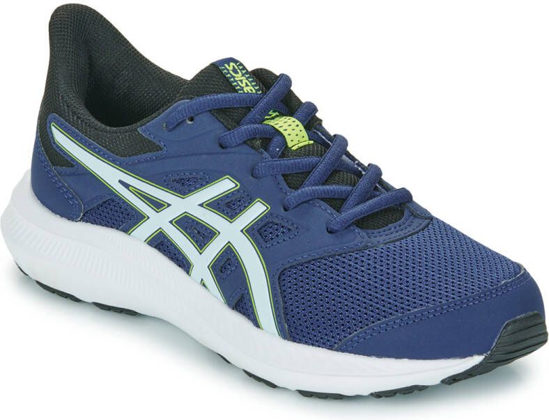 ASICS Jolt 4 GS Hardloopschoenen 32.5 Blue Expanse Cool Grey Blauw Grijs Kids Running