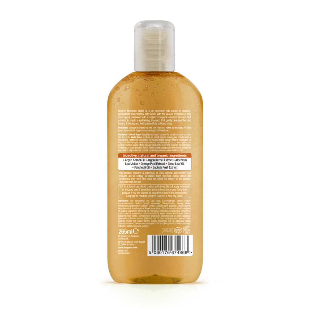 Dr. Organic Marrokaanse Arganolie Shampoo265 ml