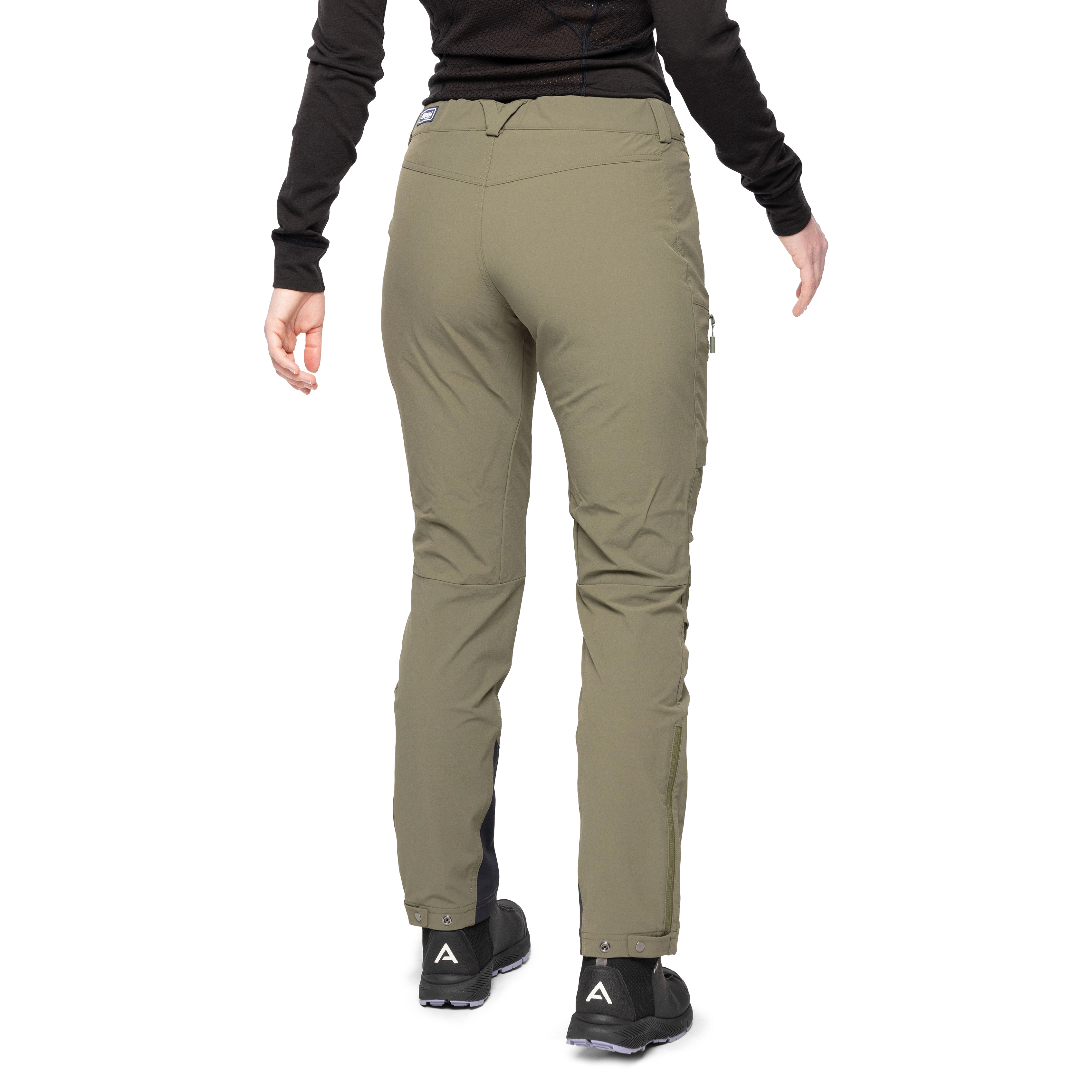 Breheimen Softshell W Pants Dark Green Mud