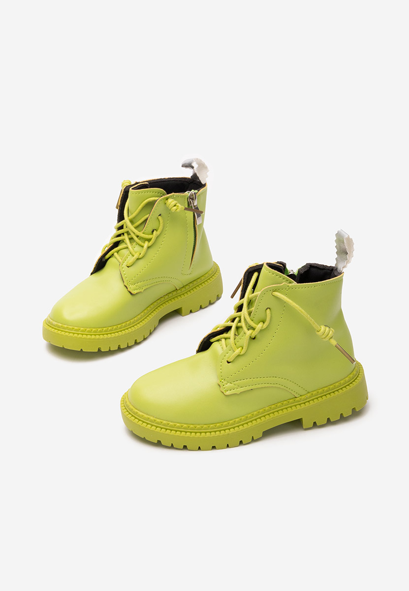 Bottines enfants vert Wonderland