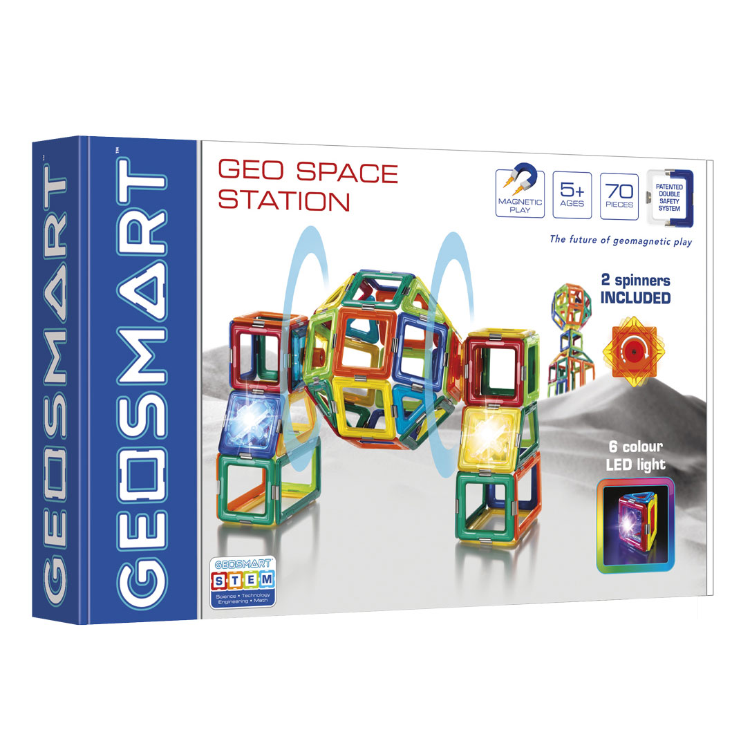 GeoSmart GeoSpace Station Magnetisch Bouwspeelgoed, 70dlg.