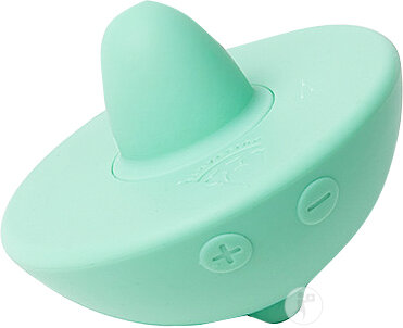 Puissante Toupie Stimulateur Clitoridien Vert 1 Pièce