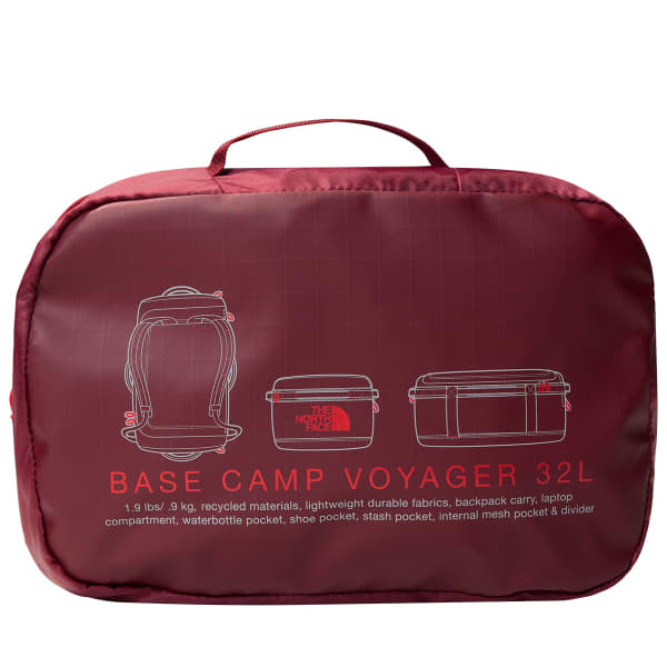 Duffel THE NORTH FACE BASE CAMP VOYAGER DUFFEL 32L BEETROOT/TNF RED