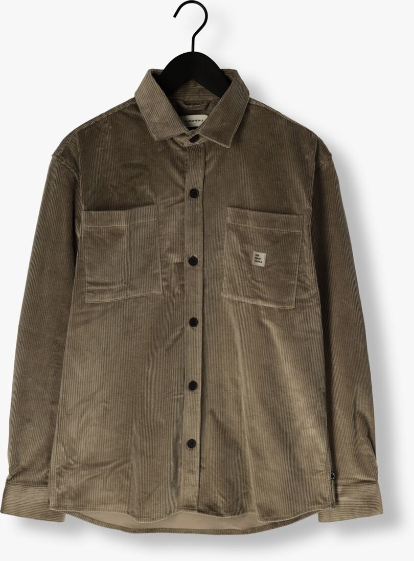 khaki the goodpeople overshirt snewy