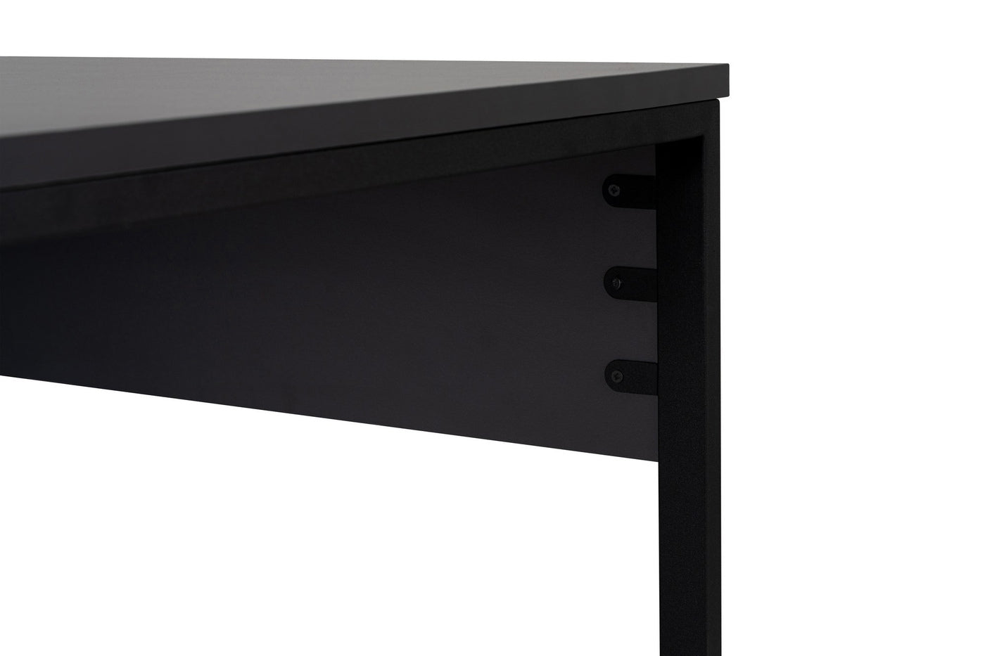 Giga Meubel - Bureau Antraciet Hout - 240x60x74cm - Twin