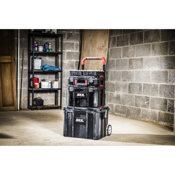 SKIL Middelgrote stapelbare gereedschapskoffer met universele insert