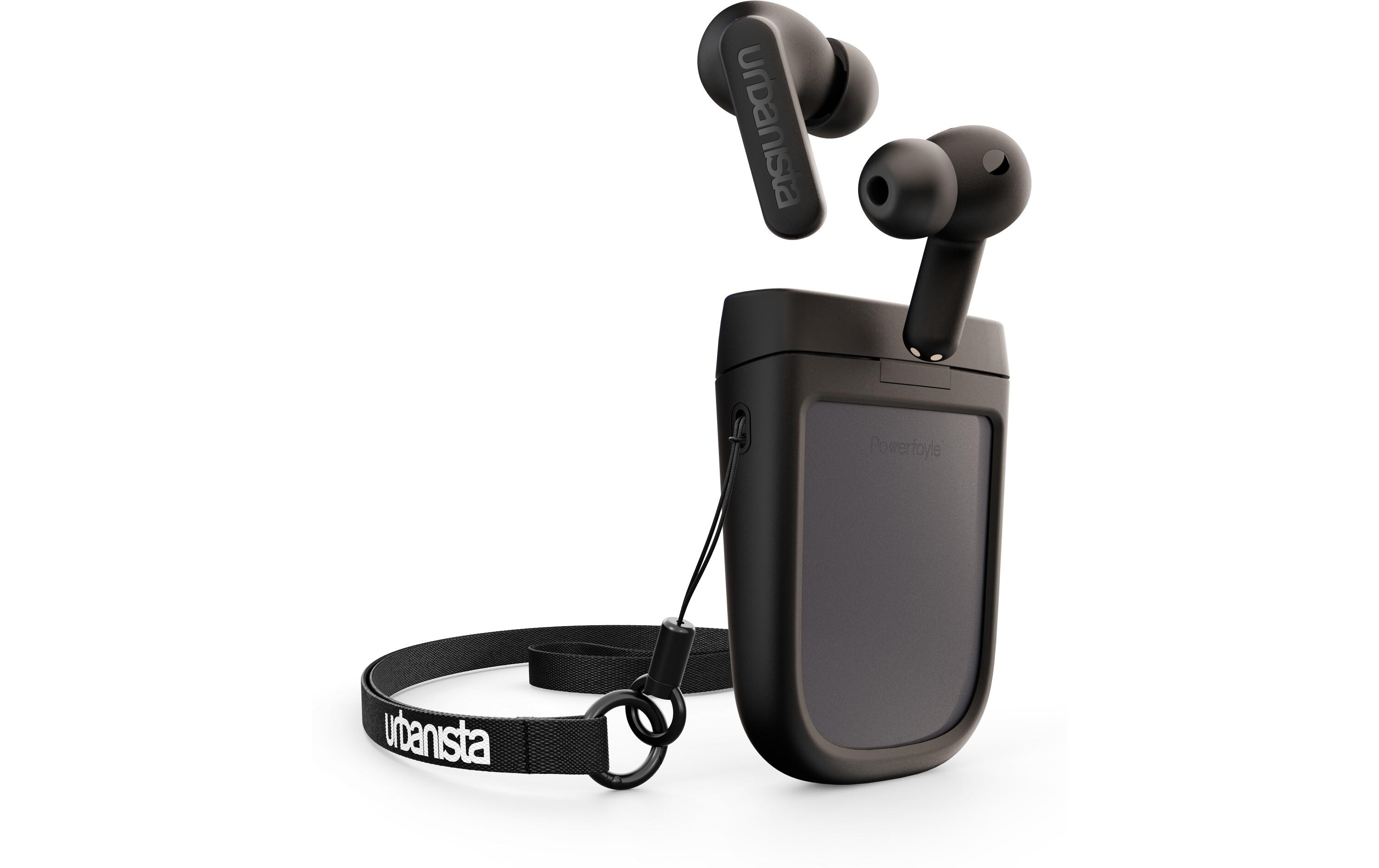 Wireless In-Ear-Kopfhörer Phoenix Schwarz<br>Solarbetriebene Ohrhörer mit Geräuschunterdrückung