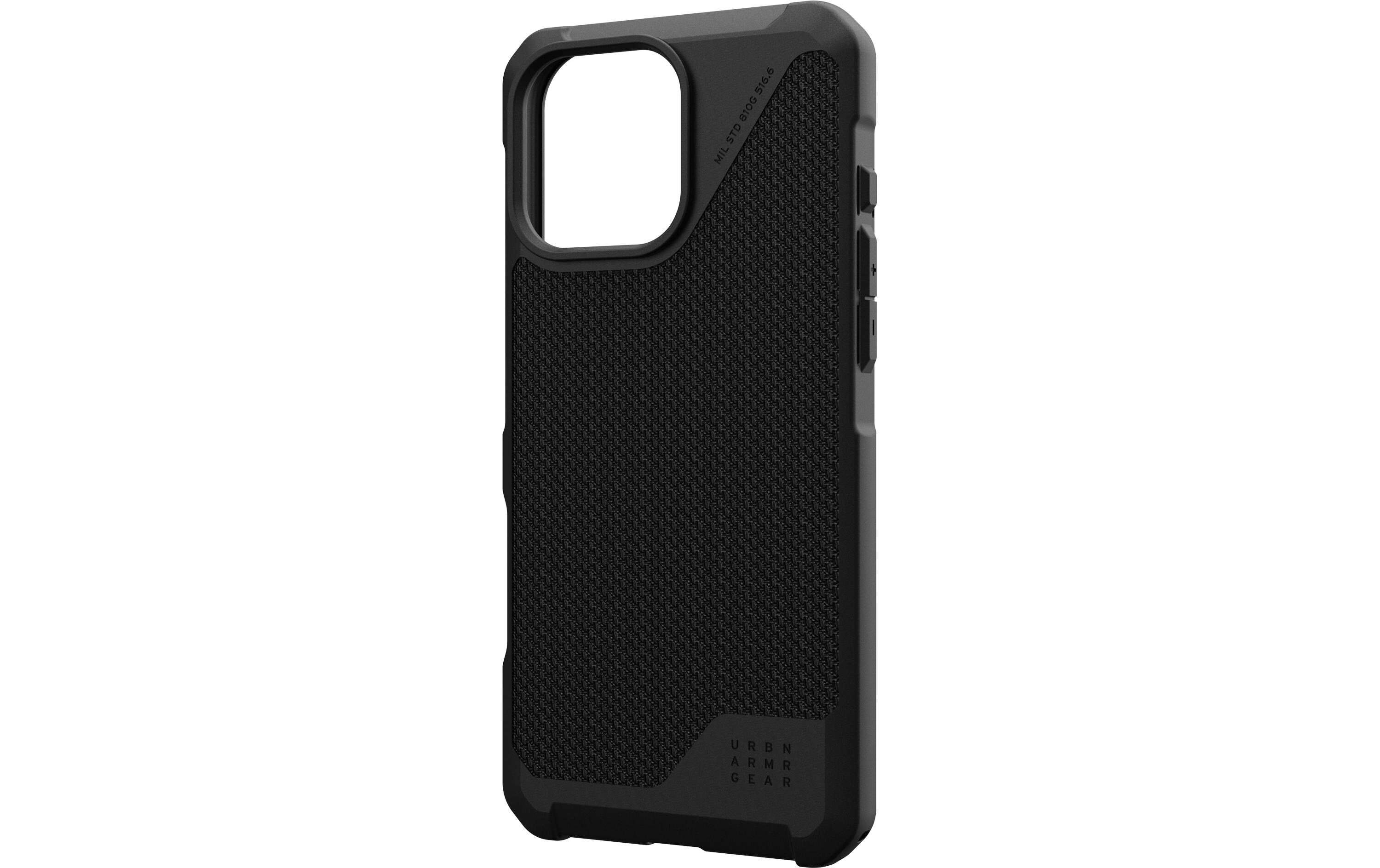 Back Cover Metropolis LT iPhone 16 Pro Max Kevlar BlackSchutzhülle für das Apple iPhone 16 Pro Max