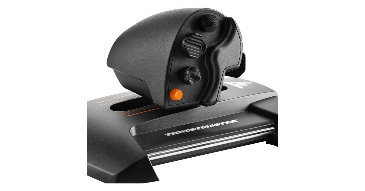 ThrustmasterTWCS Throttle gaming gasregelaar  (Zwart/oranje, Pc)