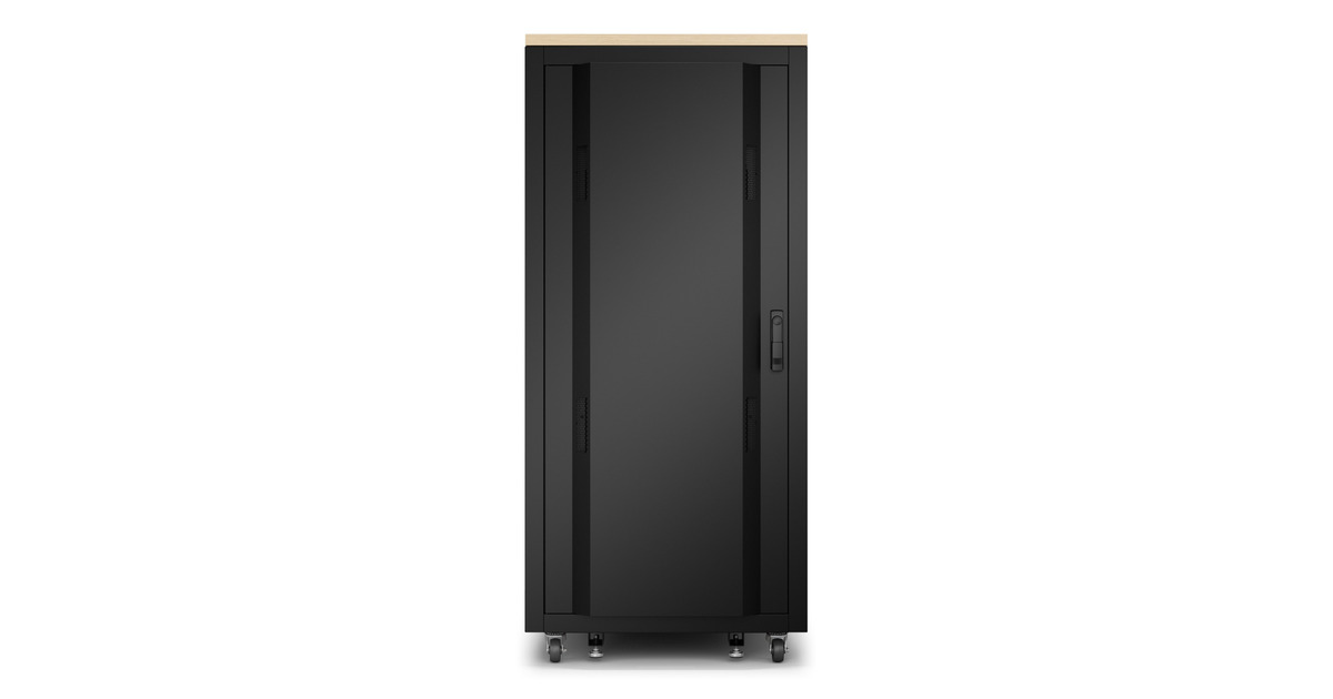 APCNetShelter AR4032IA, 32U server rack  (Houtkleur/zwart, 75(b) x 167,5(h) x 113,04(d) cm, geluiddicht)