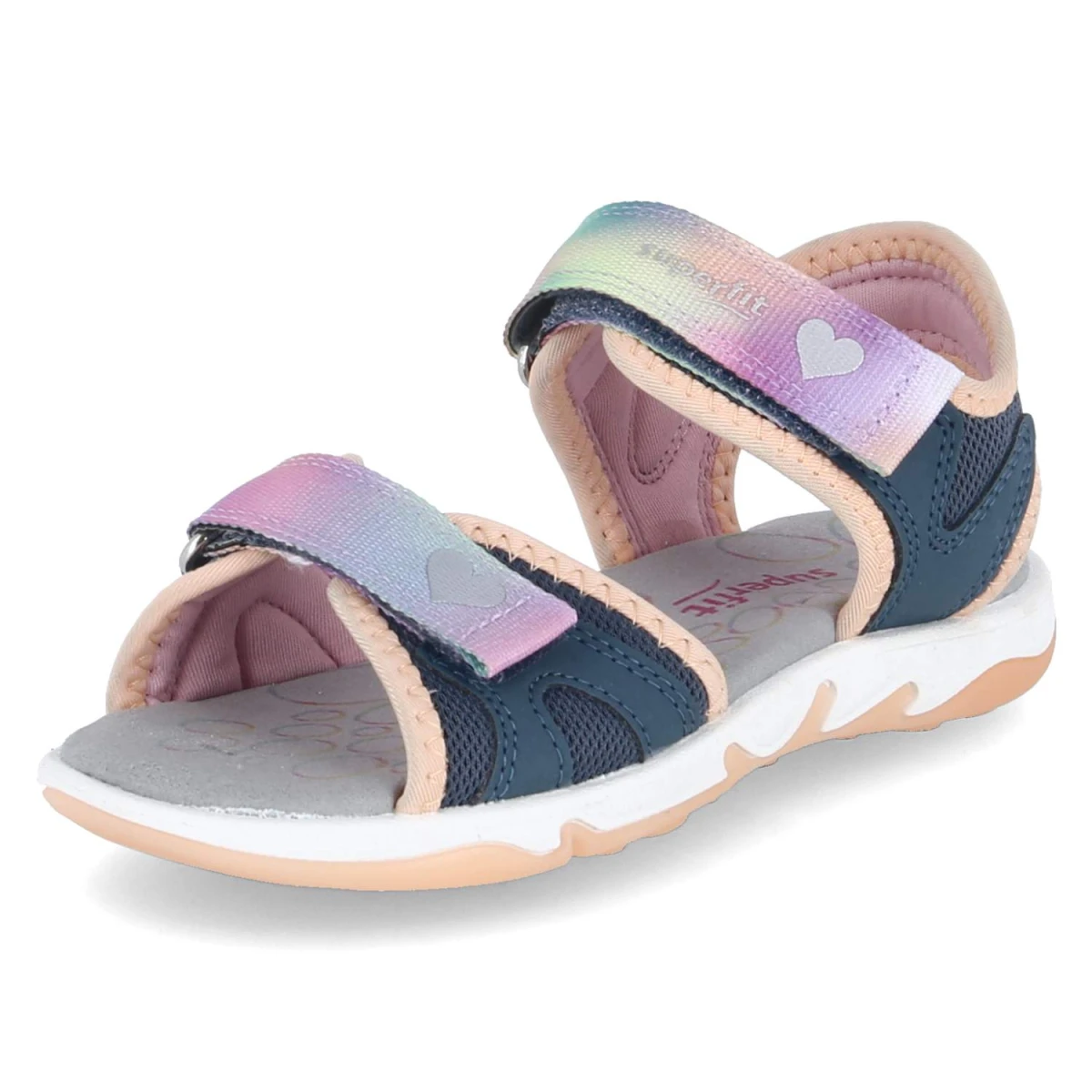 SuperfitSandalen PEBBLES - blau/orange
