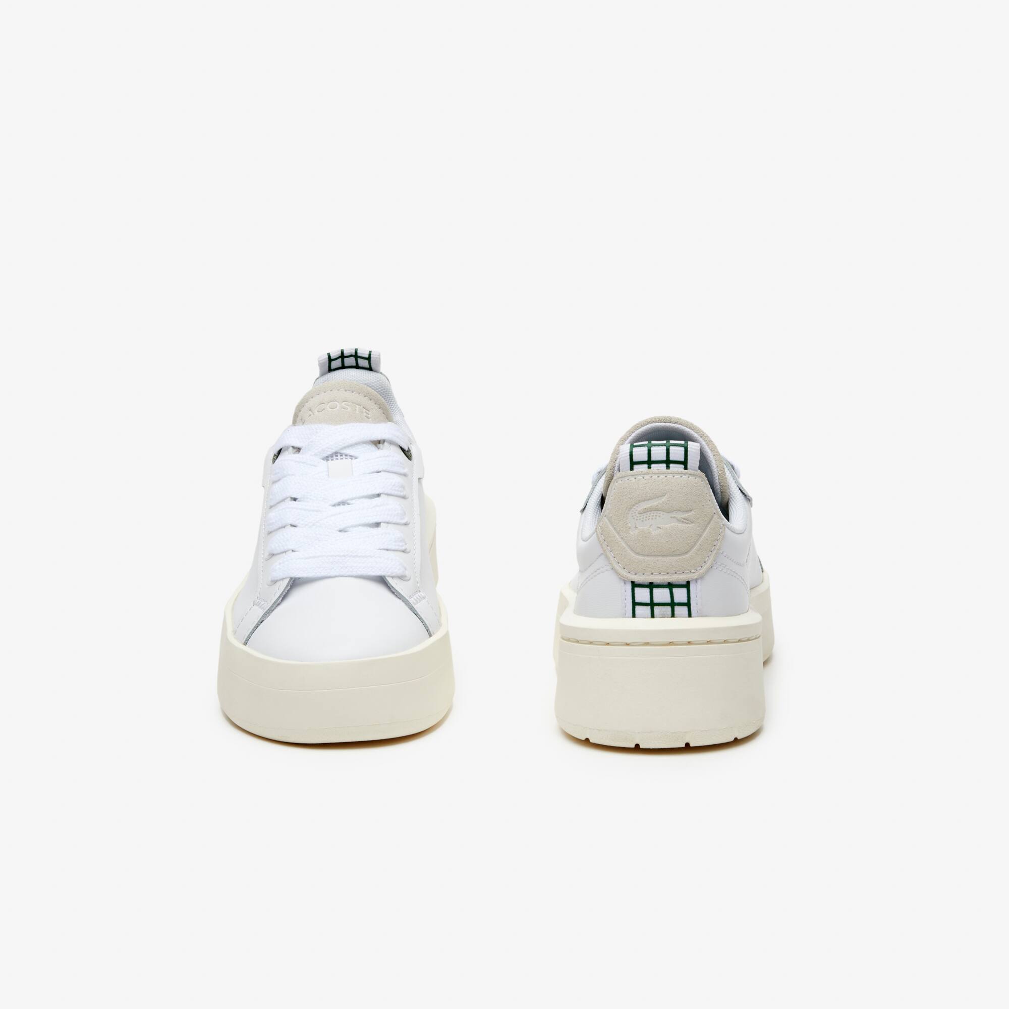 Damen-Plateau-Sneakers LACOSTE CARNABY aus Leder Sneakers - Weiss - Lacoste - Damen