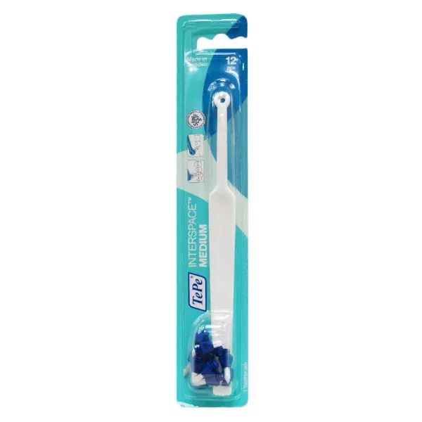 TePe Interspace Brosse à Dents Medium + 12 têtes