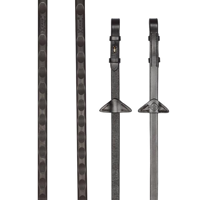 Teugels LeMieux Magna Grip Rubber Bruin-goud