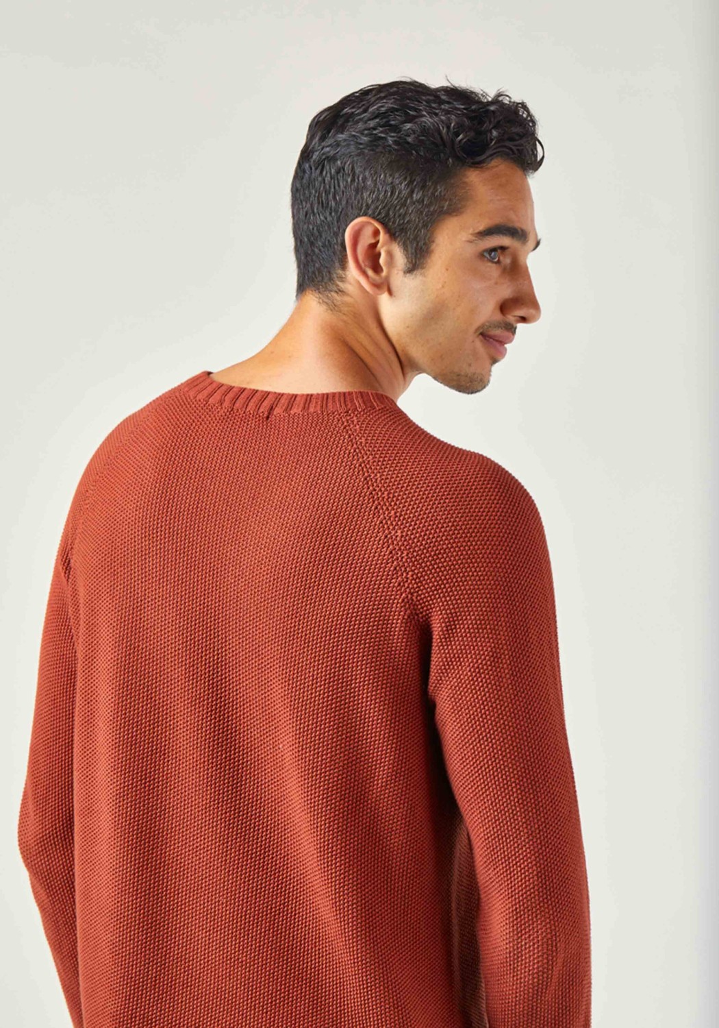 WE ARE ZRCL Herren-Strickpullover Melk Swiss Edition Rost