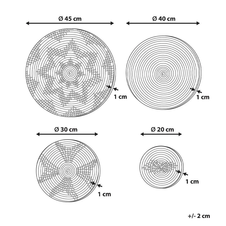 LAOCAI - Wanddecoratie - Naturel - Zeewier