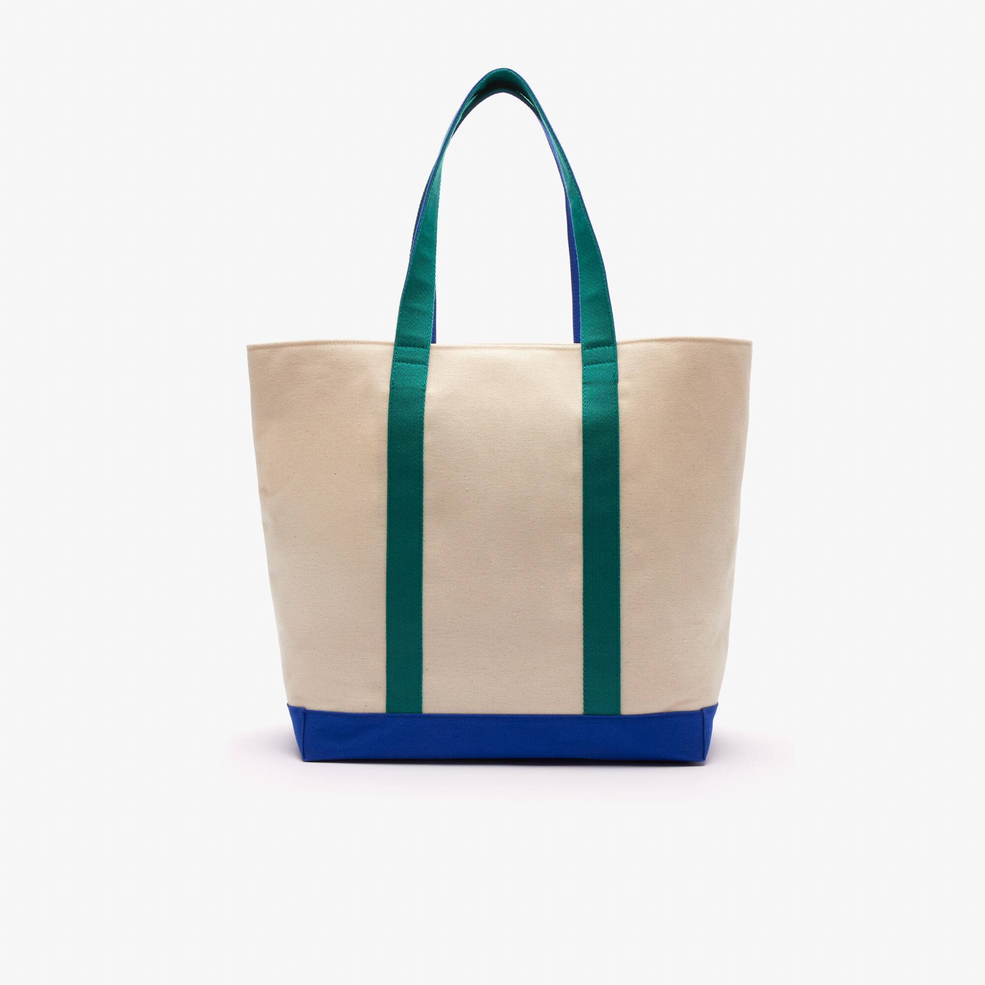 Tote-Bag aus Canvas mit Laptopfach Summer Pack Taschen - Weiss - Lacoste - Unisex